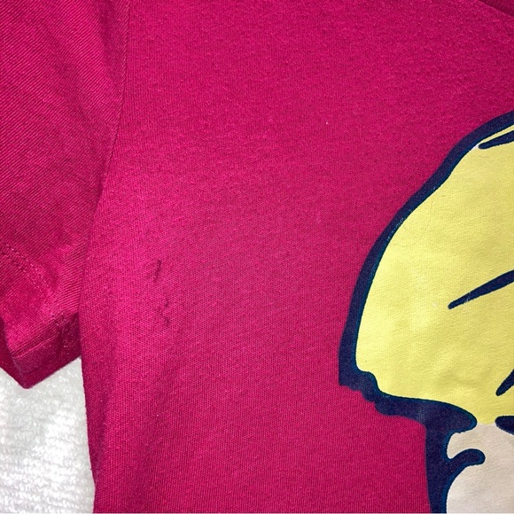 Hollister Medium Short Sleeve Graphic Heart Tee Pink/Red GUC 0847 - Picture 5 of 7